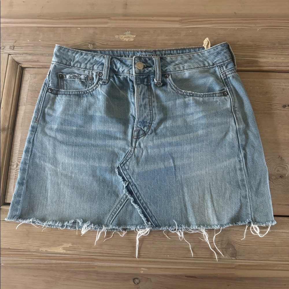 American Eagle Denim Mini Skirt